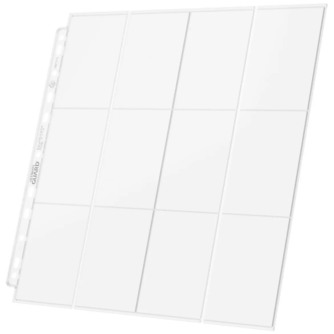 Ultimate Guard 24-Pocket QuadRow Pages Side-Loading (10) - Transparent