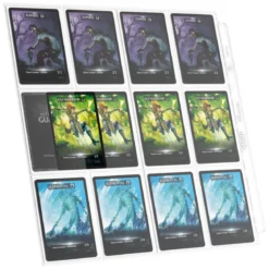 Ultimate Guard 24-Pocket QuadRow Pages Side-Loading (10) - Transparent