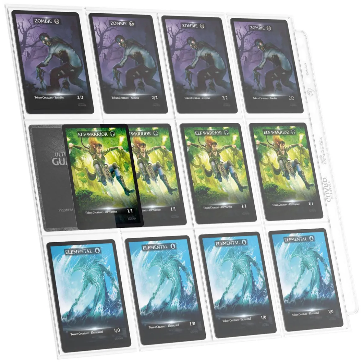 Ultimate Guard 24-Pocket QuadRow Pages Side-Loading (10) - Transparent