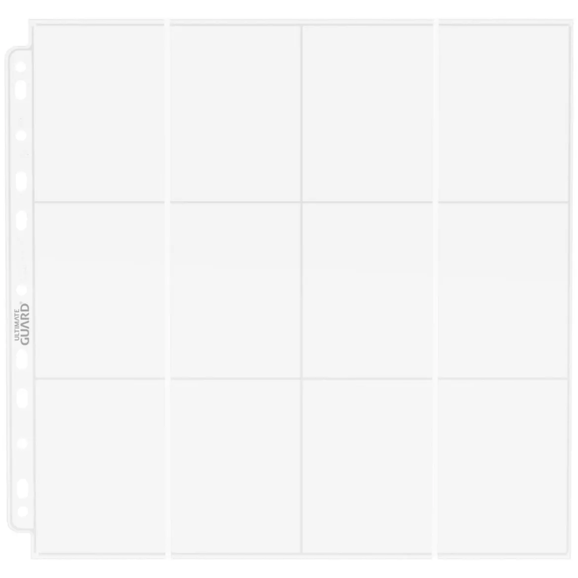 Ultimate Guard 24-Pocket QuadRow Pages Side-Loading (10) - Transparent