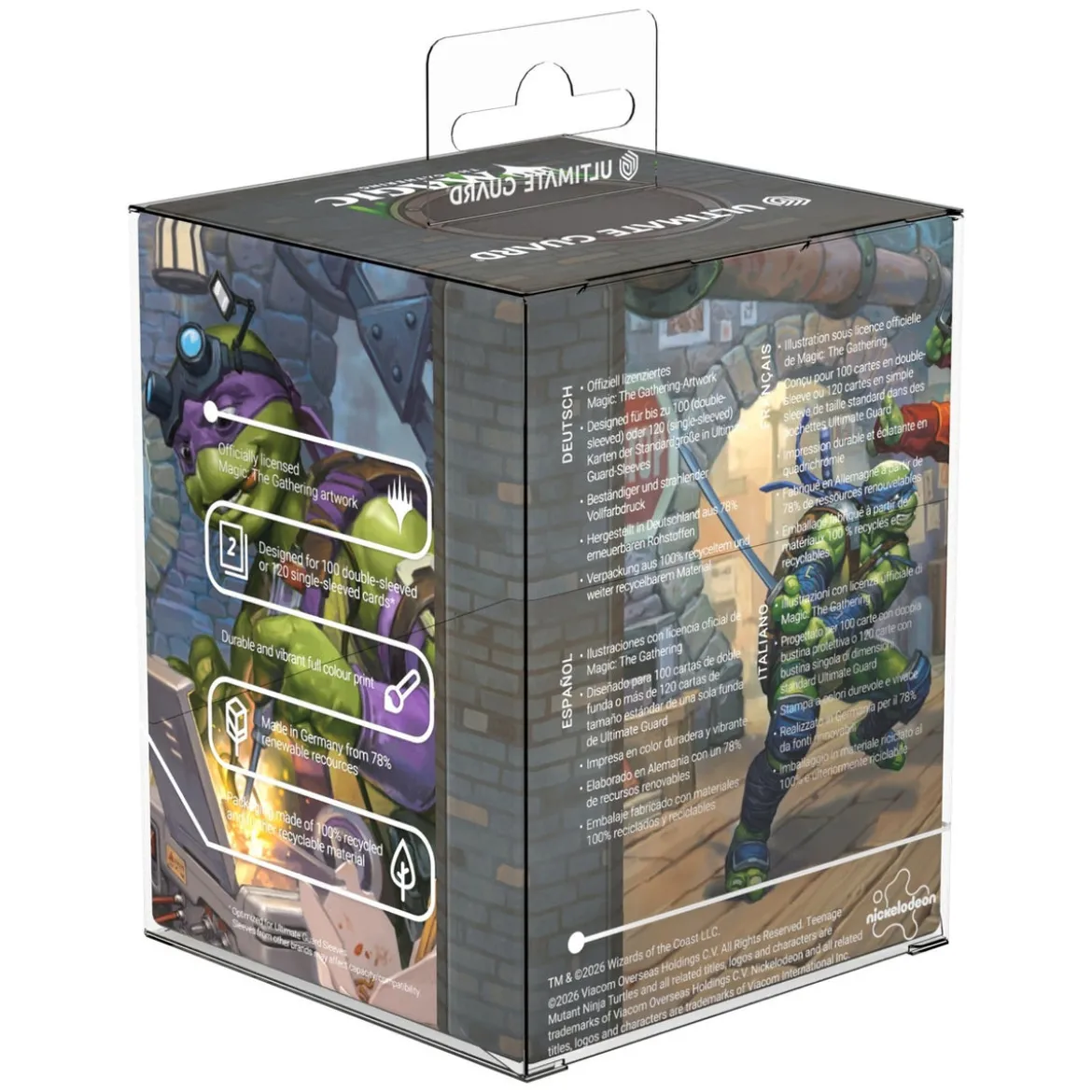 Ultimate Guard RTE Boulder 100+ Magic: The Gathering | Teenage Mutant Ninja Turtles - Turtle Lair