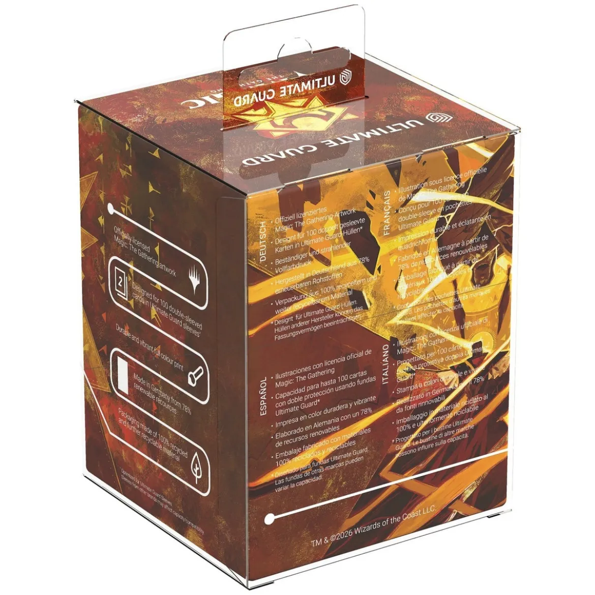 Ultimate Guard RTE Boulder 100+ Magic: The Gathering "Secrets of Strixhaven" - Lorehold