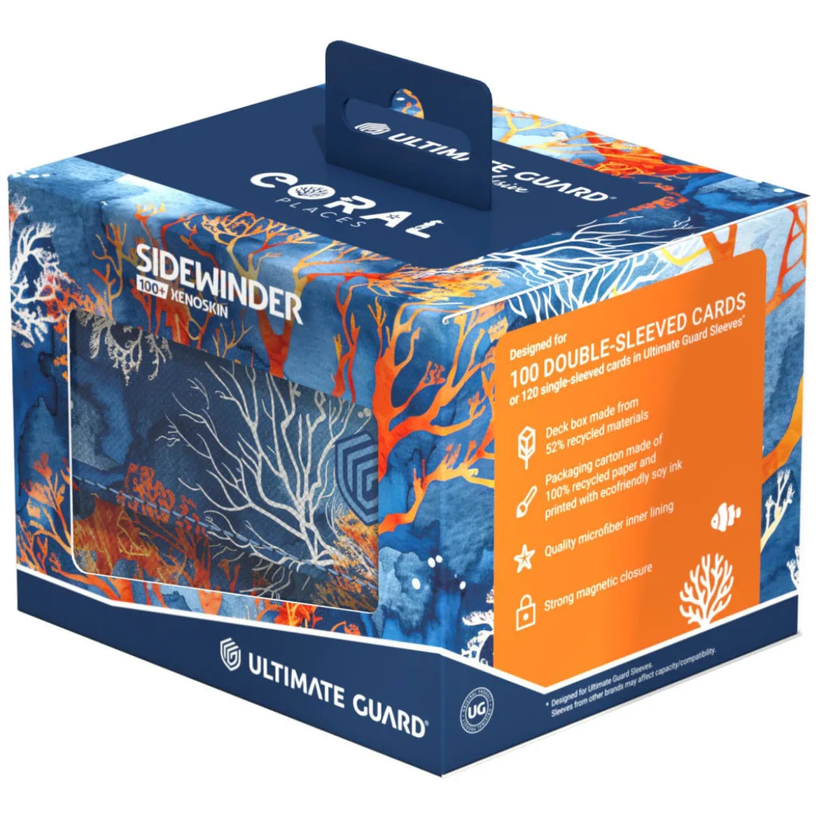 Ultimate Guard Sidewinder 100+ Xenoskin 2025 Exclusive "Coral Places" - Fiery Reef