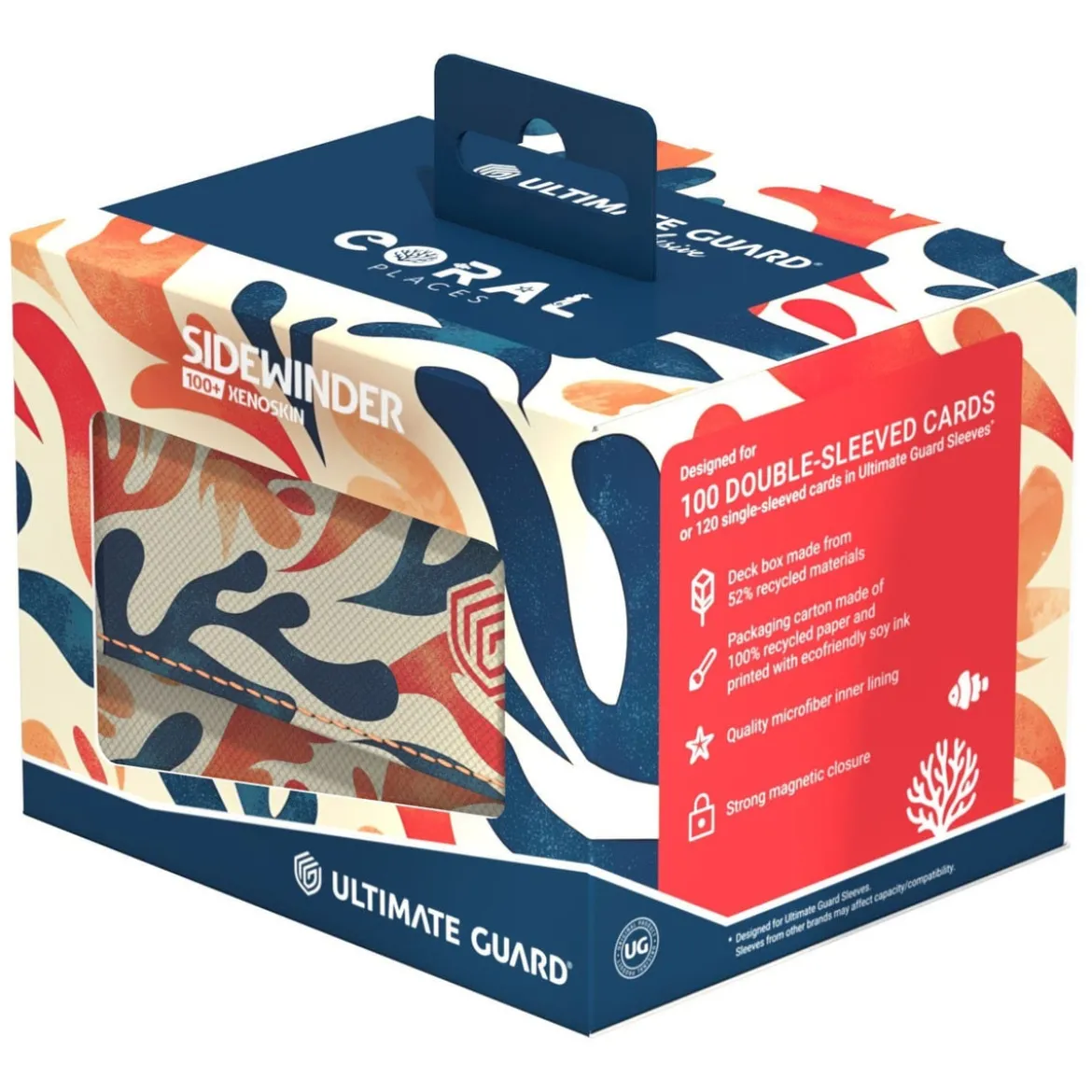 Ultimate Guard Sidewinder 100+ Xenoskin 2025 Exclusive "Coral Places" - Mellow Sea