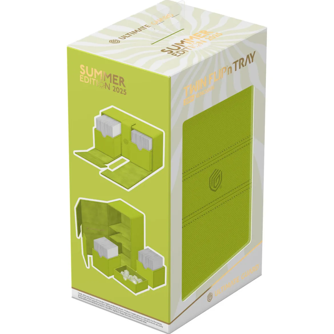 Ultimate Guard Twin Flip'n'Tray 200+ Xenoskin "Summer Edition 2025" - Lime