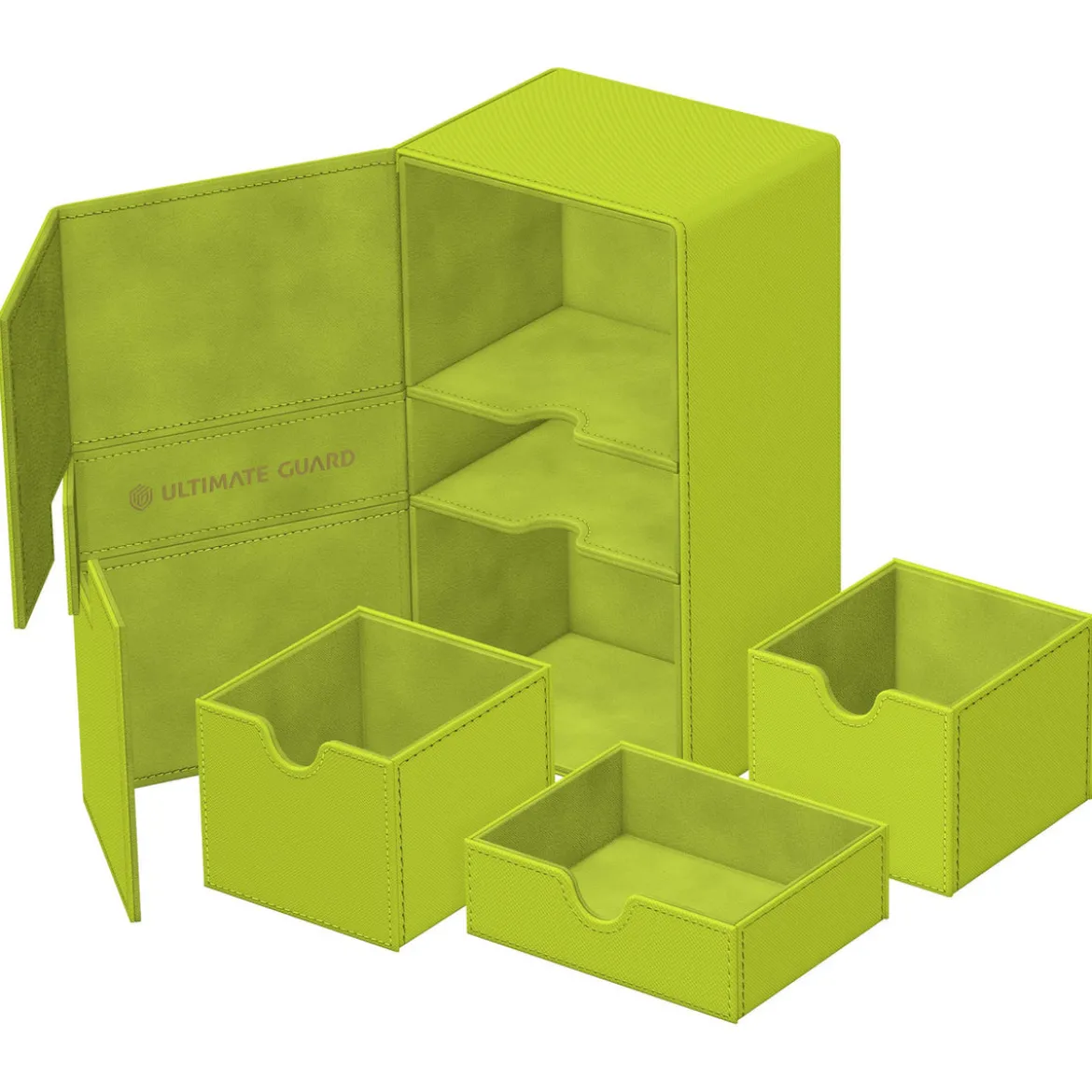 Ultimate Guard Twin Flip'n'Tray 200+ Xenoskin "Summer Edition 2025" - Lime