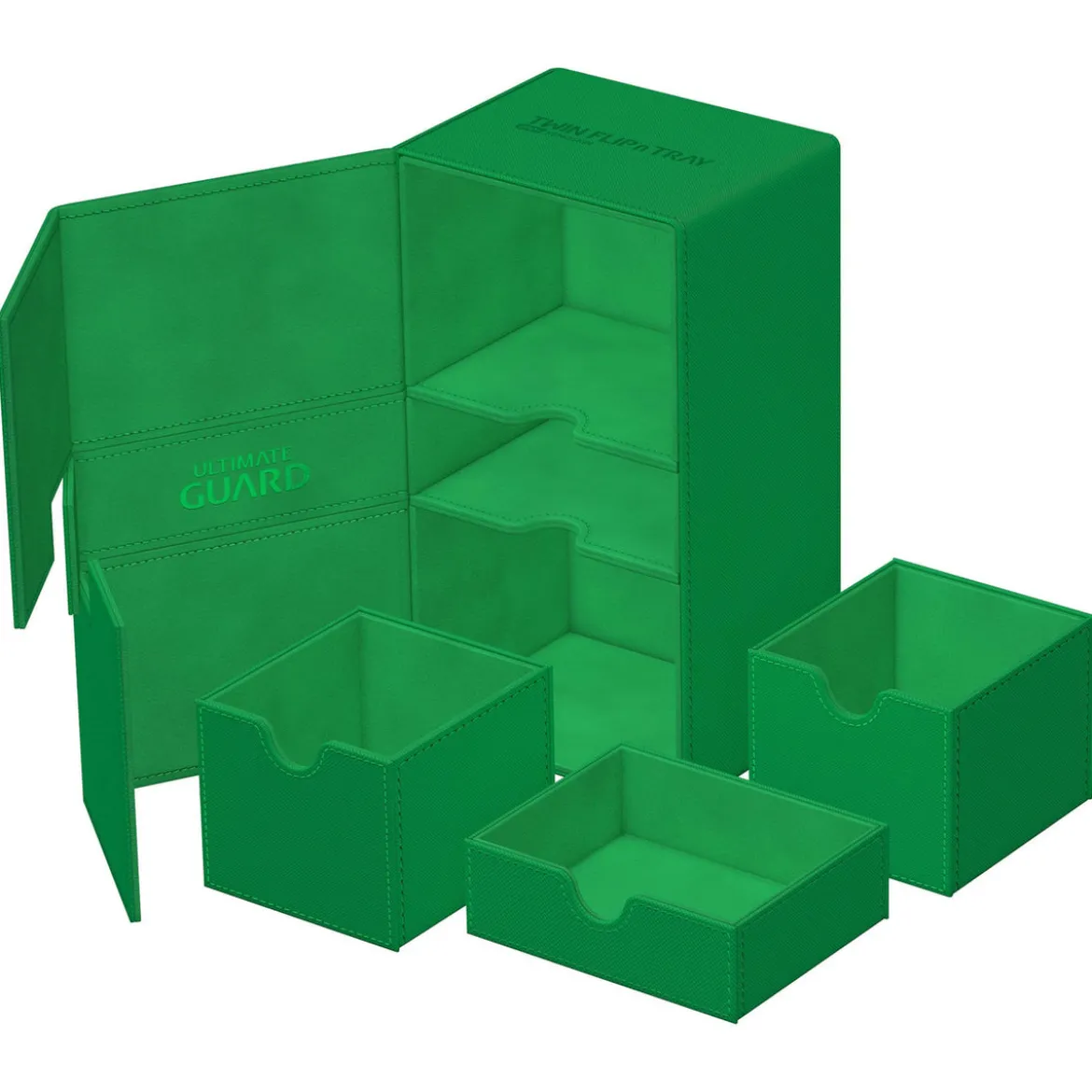 Ultimate Guard Twin Flip'n'Tray 200+ Xenoskin - Green