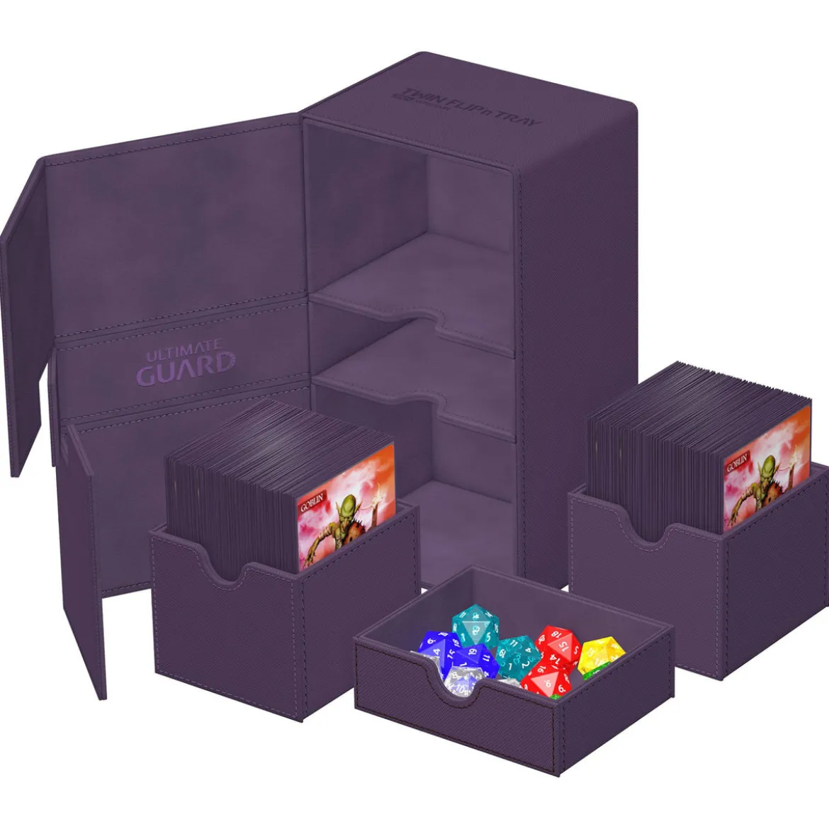 Ultimate Guard Twin Flip'n'Tray 200+ Xenoskin - Purple