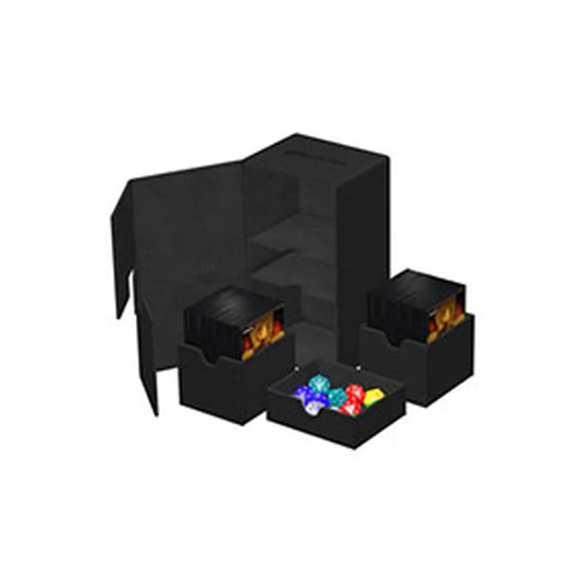 Ultimate Guard Twin Flip'n'Tray 200+ Xenoskin - Black