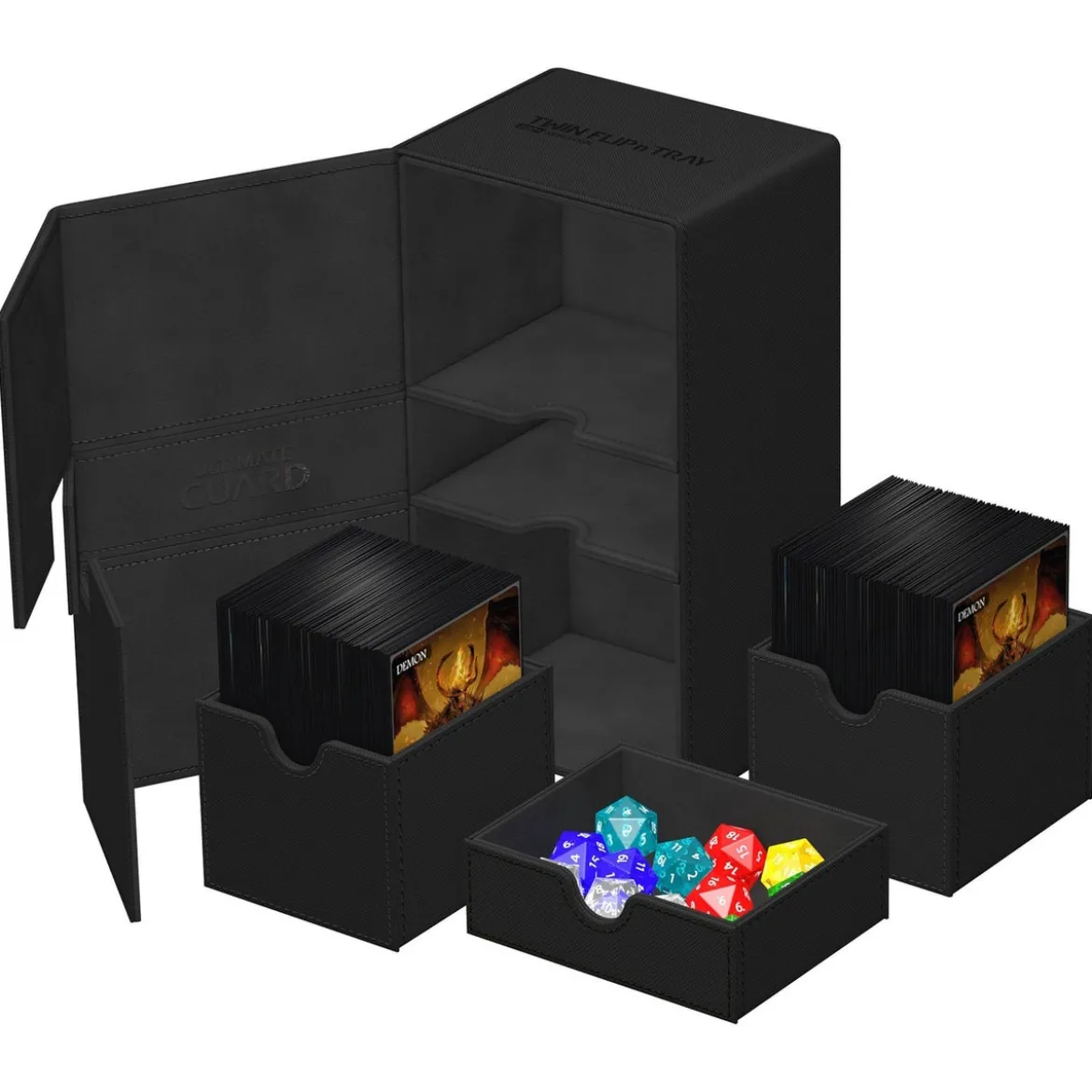 Ultimate Guard Twin Flip'n'Tray 200+ Xenoskin - Black