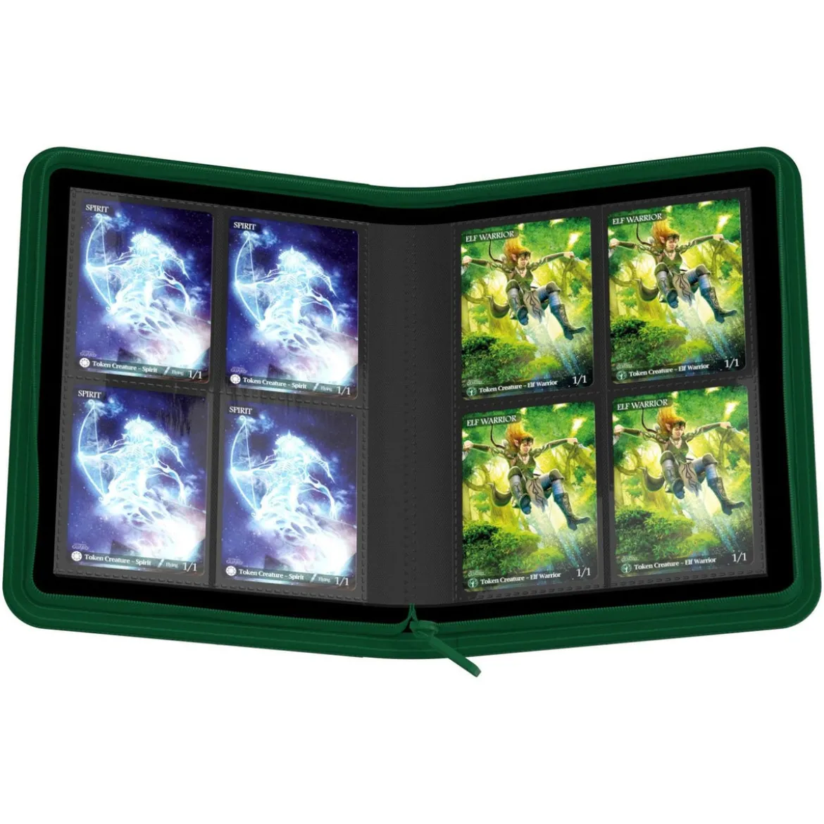 Ultimate Guard Zipfolio 160 8-Pocket Xenoskin - Green