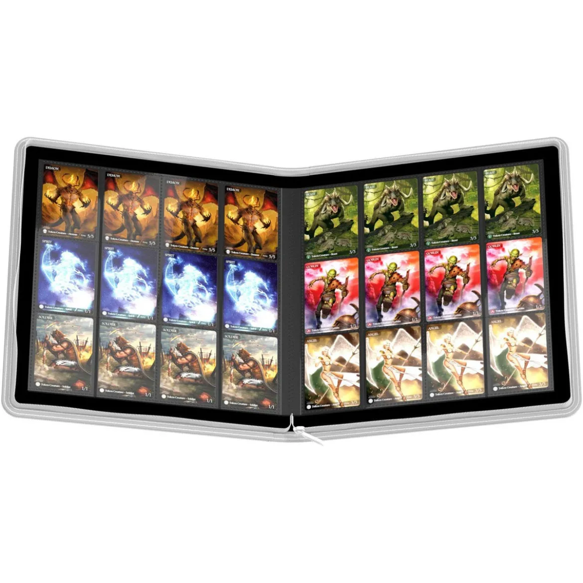 Ultimate Guard Zipfolio 480 24-Pocket Xenoskin - White