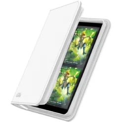 Ultimate Guard Zipfolio 160 8-Pocket Xenoskin - White