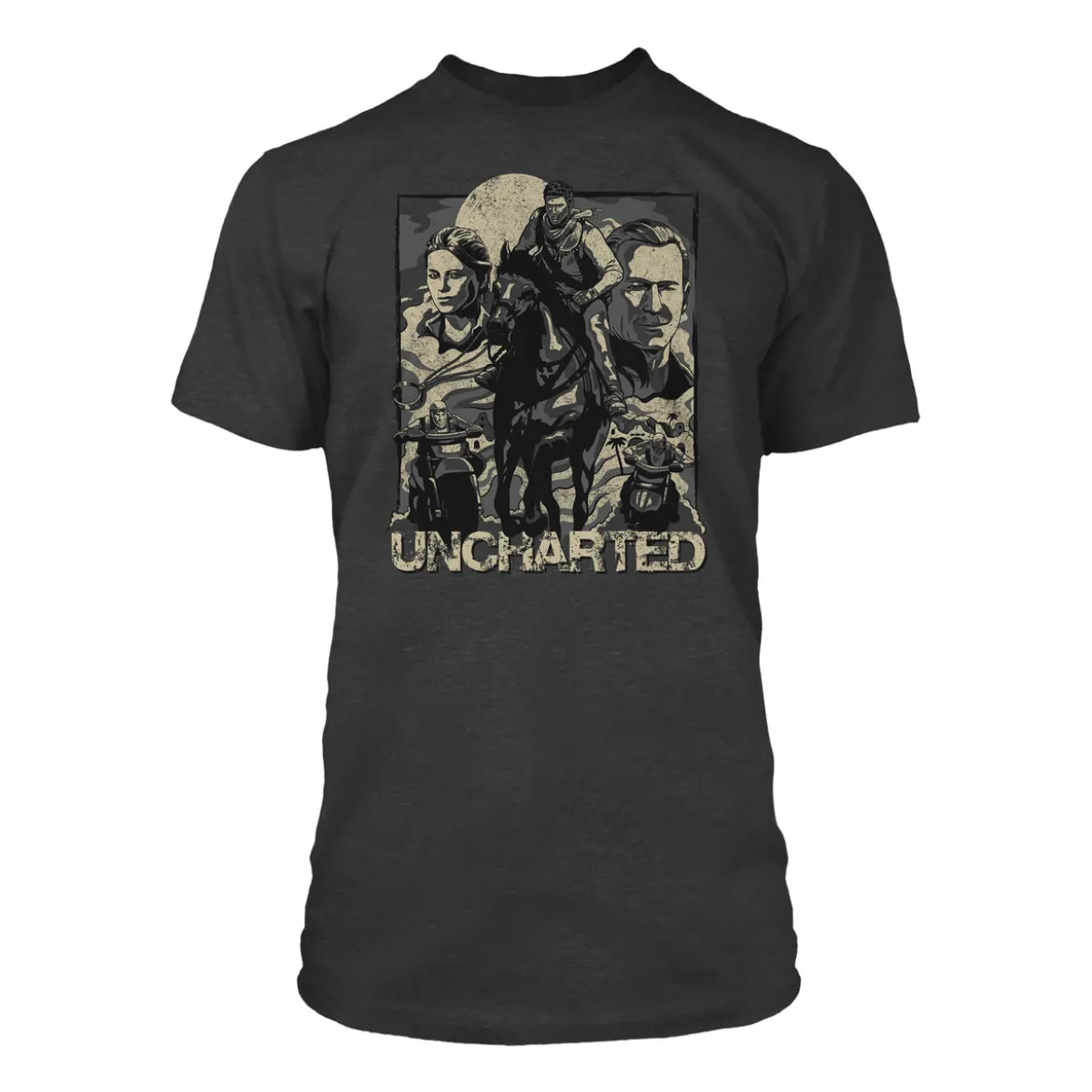 Uncharted - Cover Page T-Shirt grau