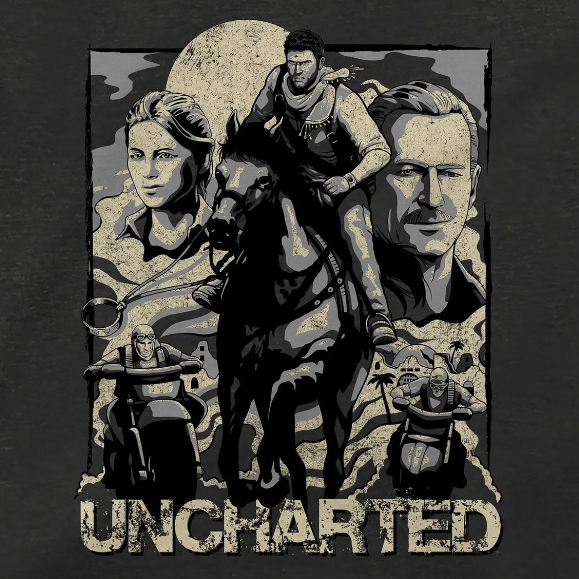 Uncharted - Cover Page T-Shirt grau