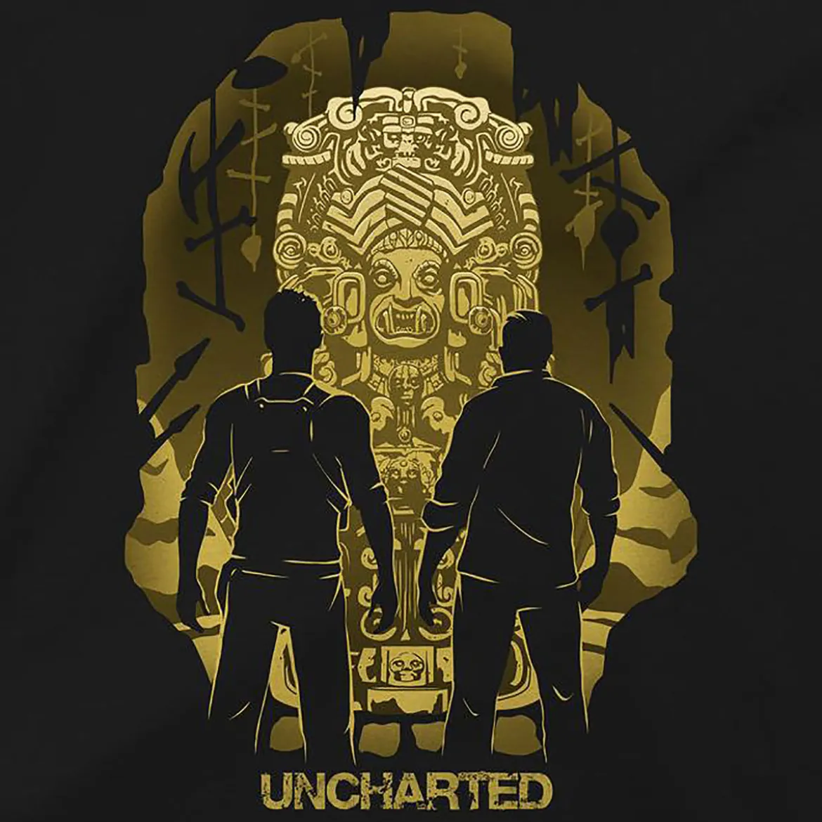 Uncharted - El Dorado T-Shirt schwarz