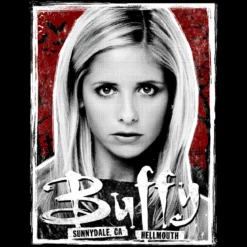 Vampirjägerin T-Shirt für Buffy Fans schwarz