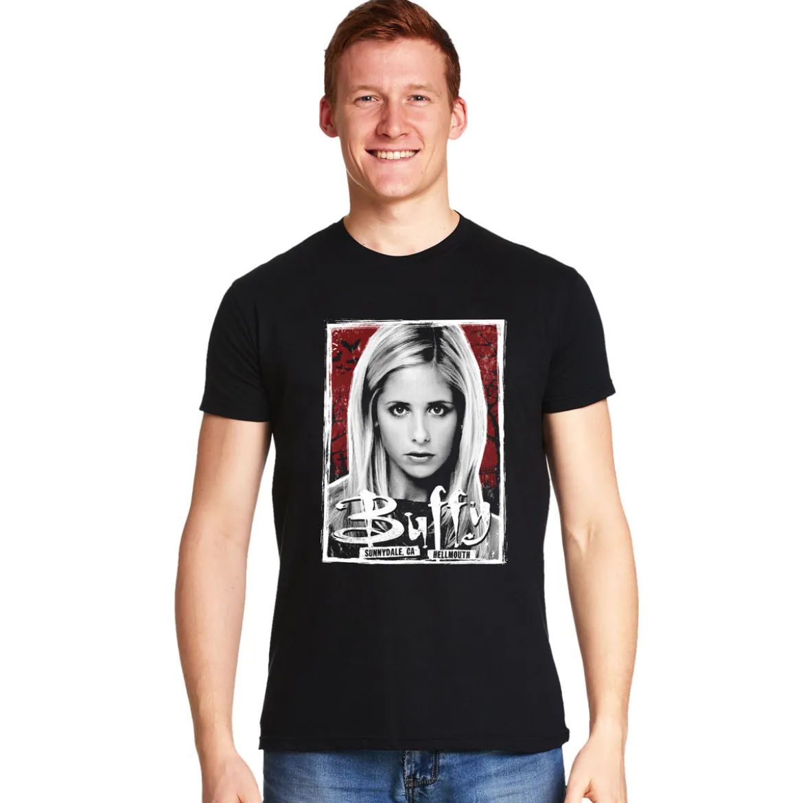 Vampirjägerin T-Shirt für Buffy Fans schwarz