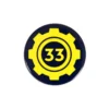 Vault 33 Button für Fallout Fans