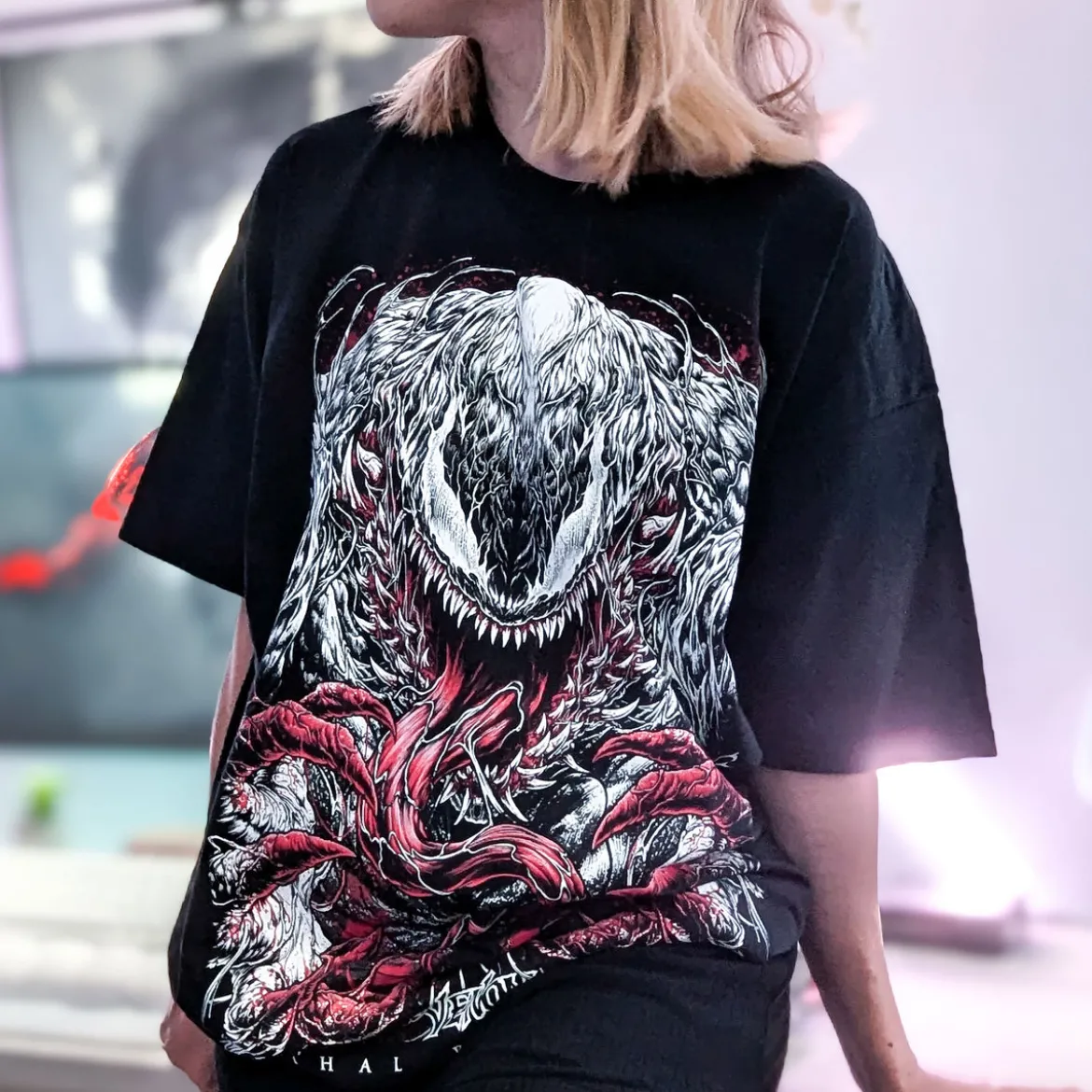Venom - Black White & Blood T-Shirt schwarz