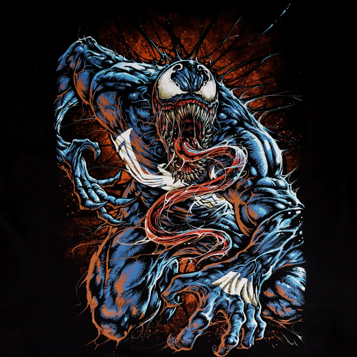 Venom - Sinister Symbiote T-Shirt schwarz
