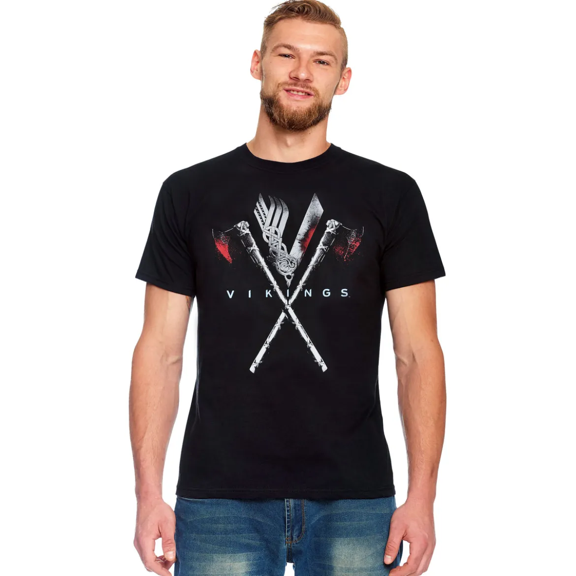 Vikings - Bloody Axe T-Shirt schwarz