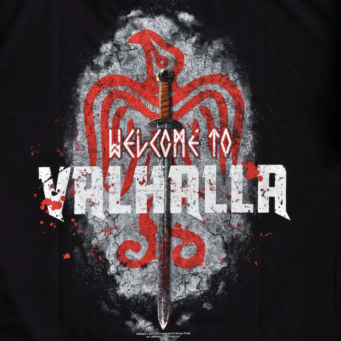 Vikings - Welcome T-Shirt schwarz