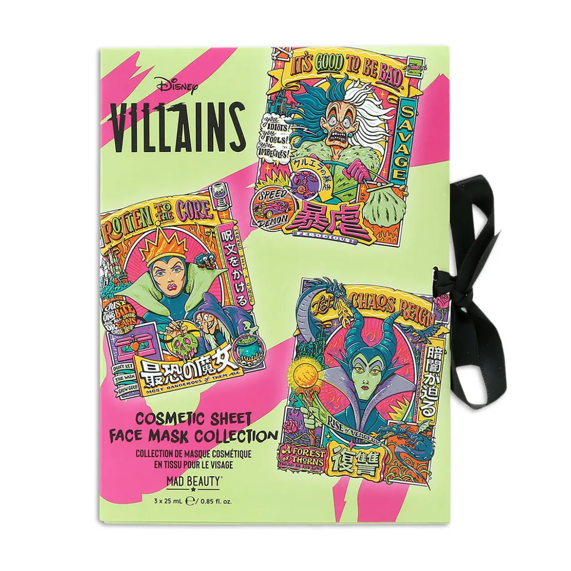 Villains - Sheet Masken 3er Set