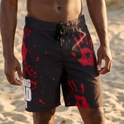 Walking Dead - Blood Hands Badeshorts schwarz