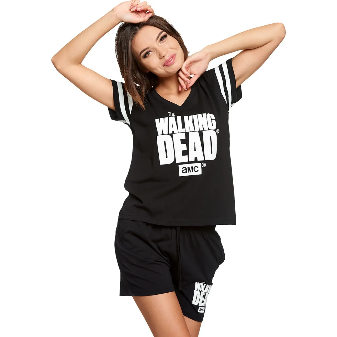 Walking Dead - Logo Pyjama kurz Damen