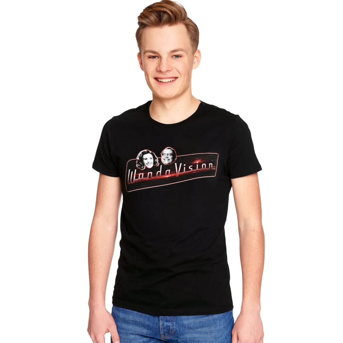 WandaVision - Logo T-Shirt schwarz