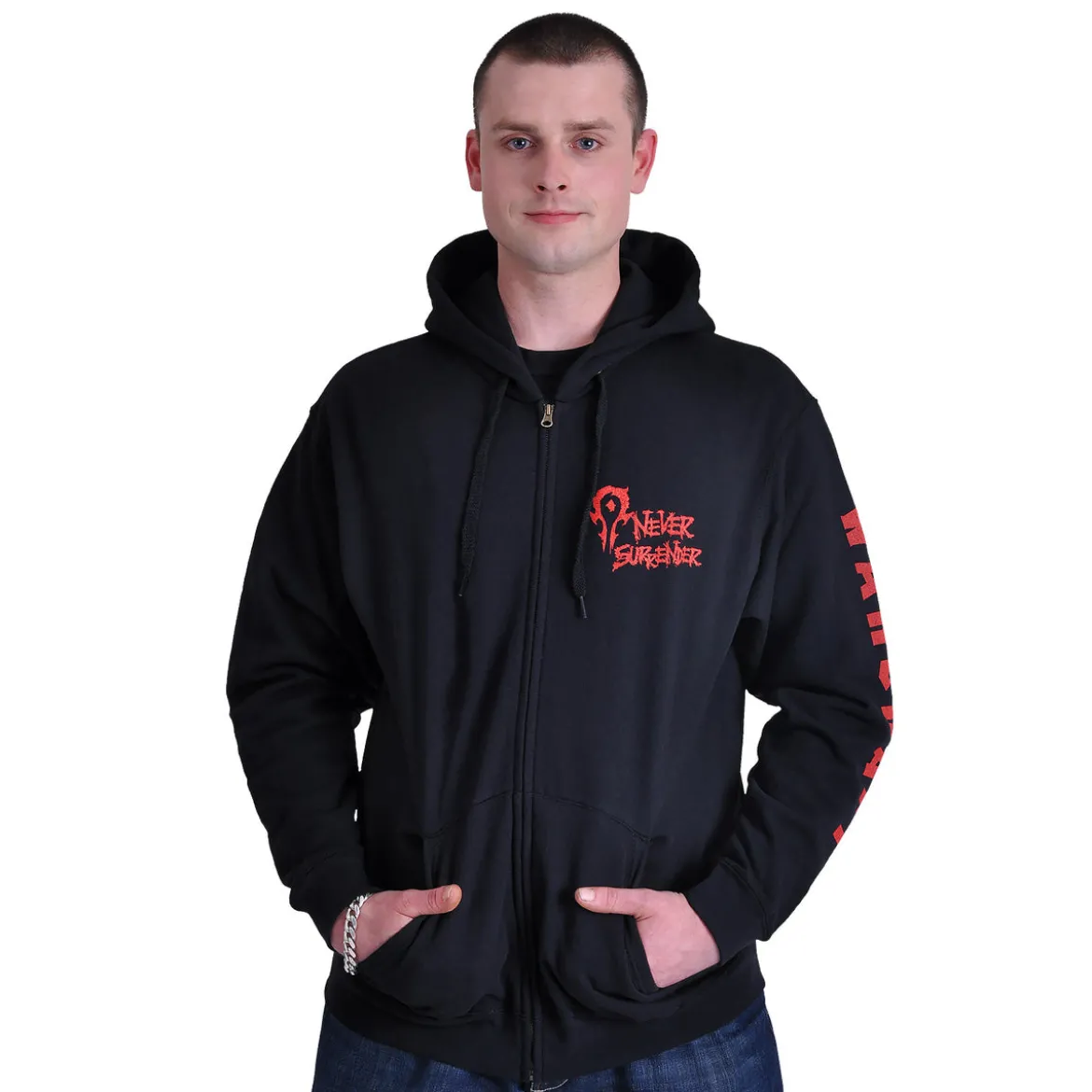 Warcraft - Horde Logo Kapuzenjacke schwarz