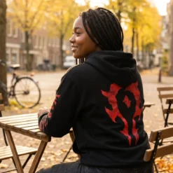 Warcraft - Horde Logo Kapuzenjacke schwarz