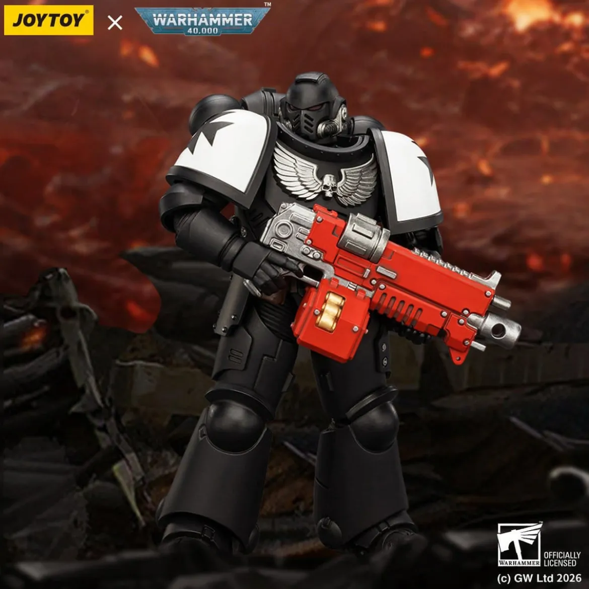 Warhammer 40,000 Actionfigur Black Templars Intercessor 12