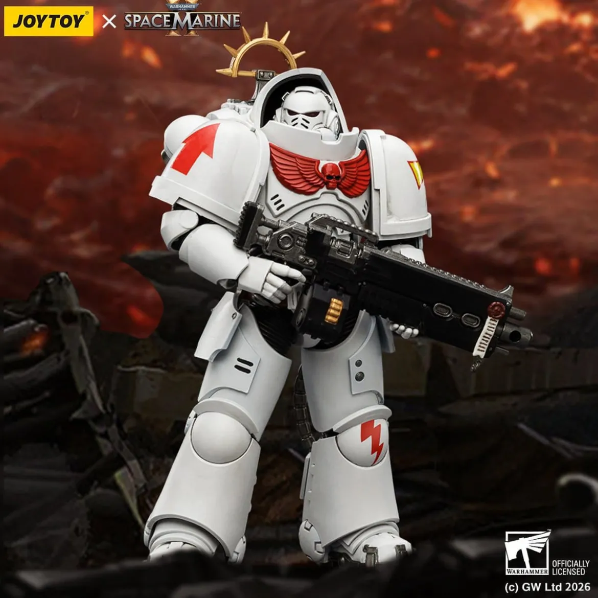 Warhammer 40,000 Actionfigur Game Edition White Scars Heavy