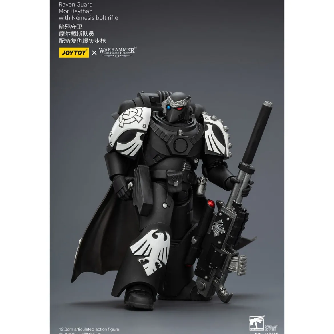 Warhammer 40,000 Actionfigur Raven Guard Mor Deythan 12 cm