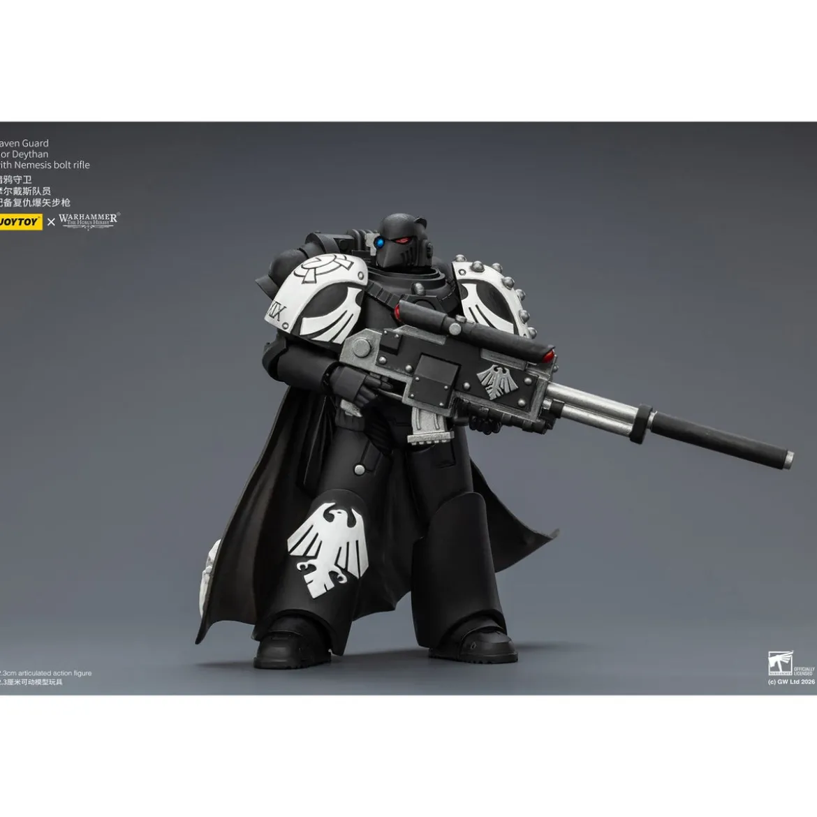 Warhammer 40,000 Actionfigur Raven Guard Mor Deythan 12 cm
