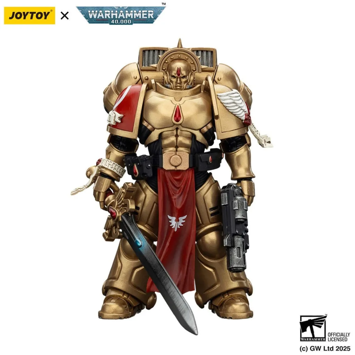 Warhammer 40,000: Combat Patrol Blood Angels Actionfigur Sanguinary Guard 1 with Inferno Pistol and Encarmine Blade 20 c