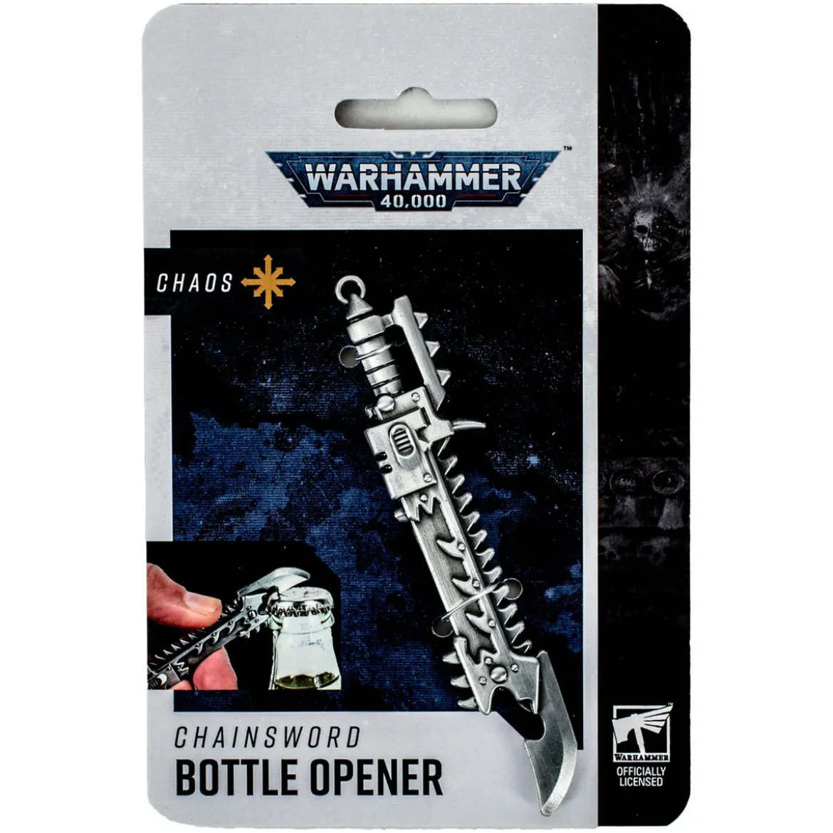 Warhammer 40,000 Flaschenöffner Chaos Chainsword