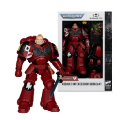 Warhammer 40k - Assault Intercessor Sergeant (Blood Angel) Actionfigur 18cm