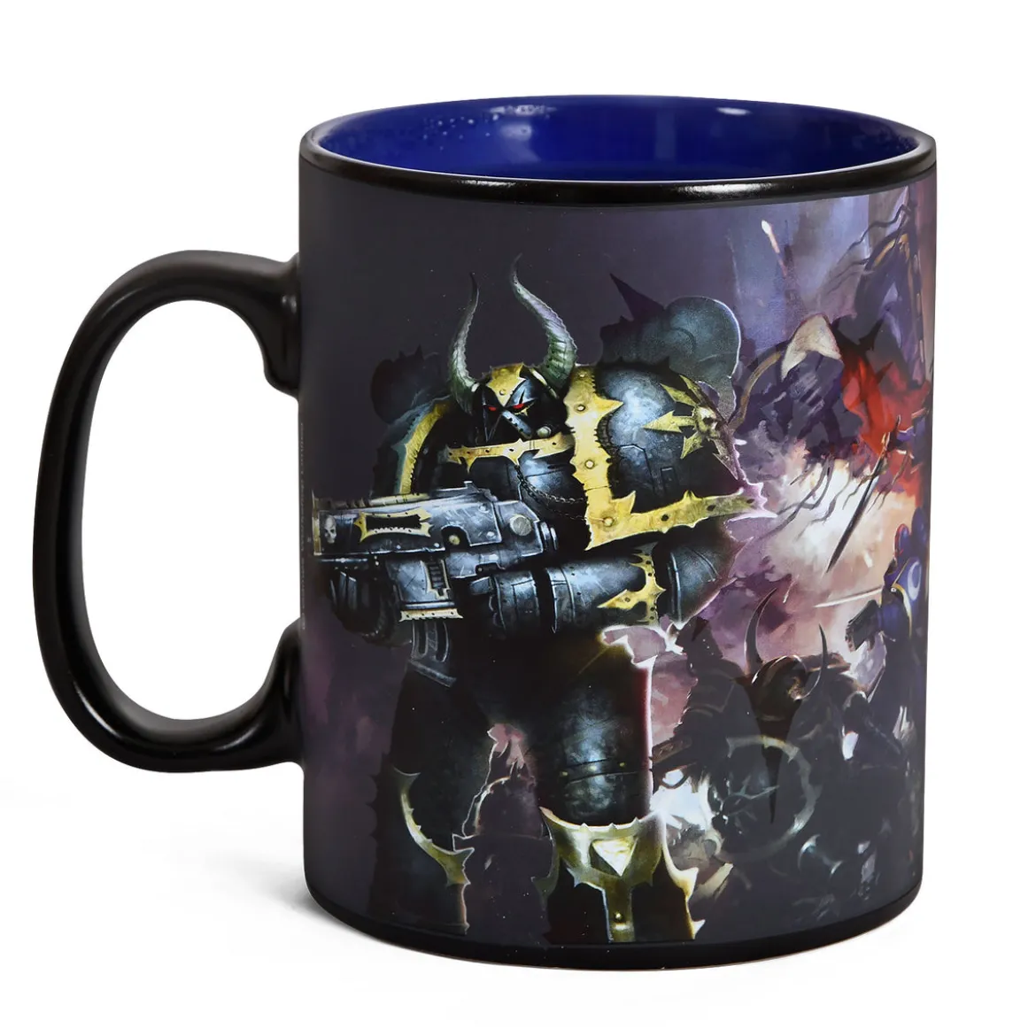 Warhammer 40K - Ultramarines & Black Legion Thermoeffekt Tasse