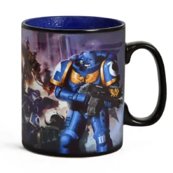 Warhammer 40K - Ultramarines & Black Legion Thermoeffekt Tasse