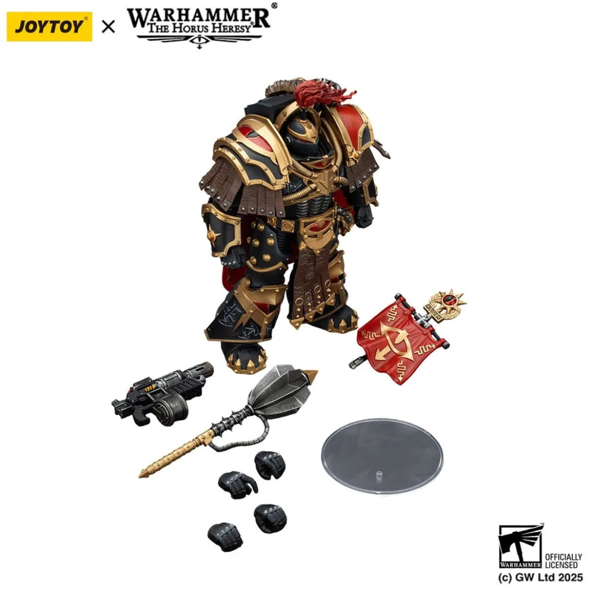 Warhammer 40,000: Sons of Horus Actionfigur Legion Cataphractii Praetorwith Combi-Melta and Power Maul 14 cm