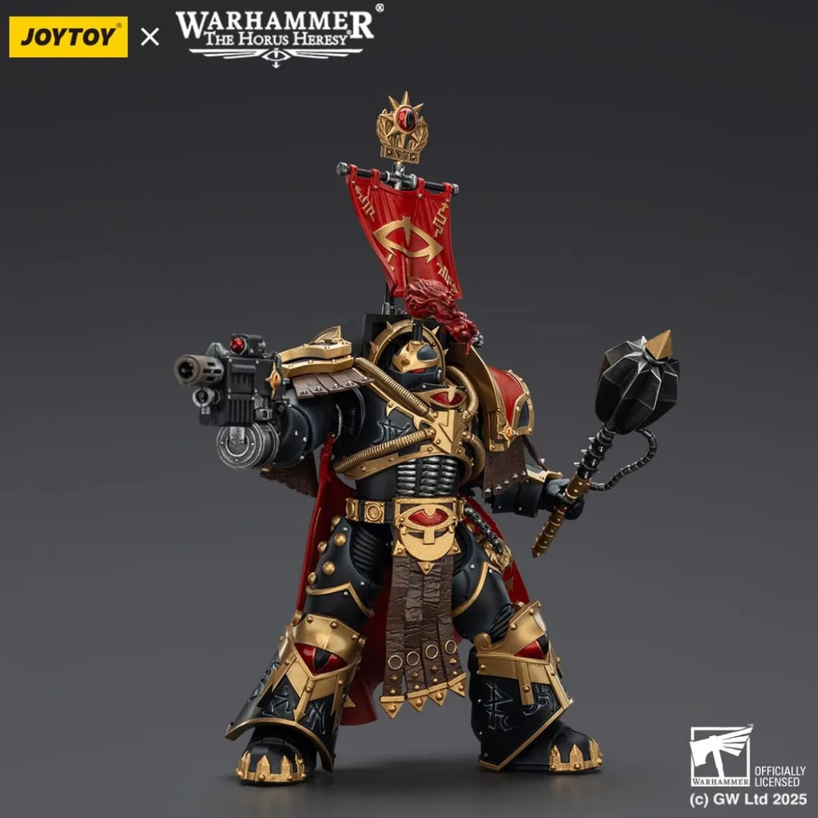 Warhammer 40,000: Sons of Horus Actionfigur Legion Cataphractii Praetorwith Combi-Melta and Power Maul 14 cm