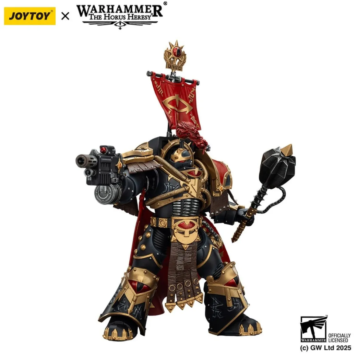 Warhammer 40,000: Sons of Horus Actionfigur Legion Cataphractii Praetorwith Combi-Melta and Power Maul 14 cm