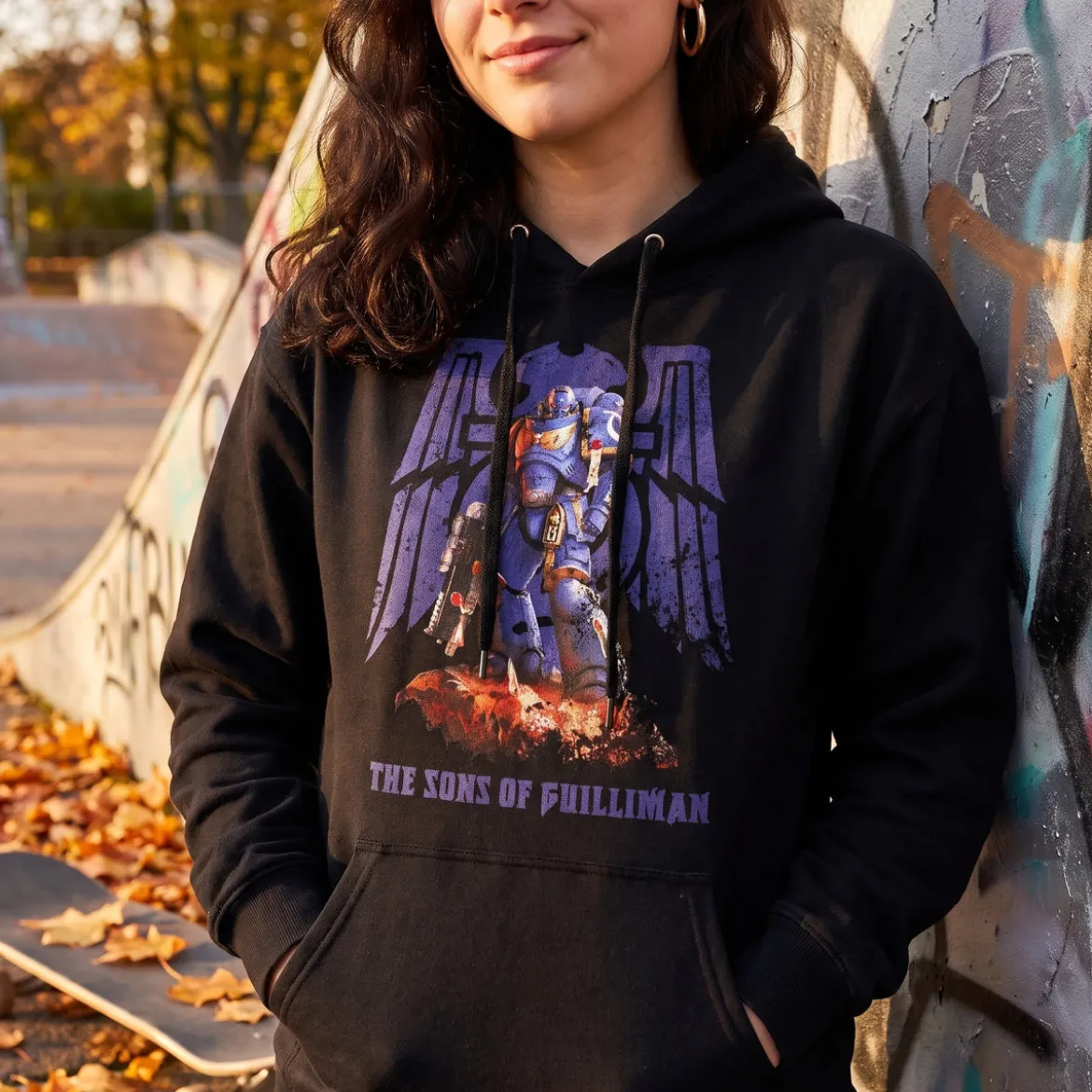 Warhammer - Space Marines Hoodie schwarz