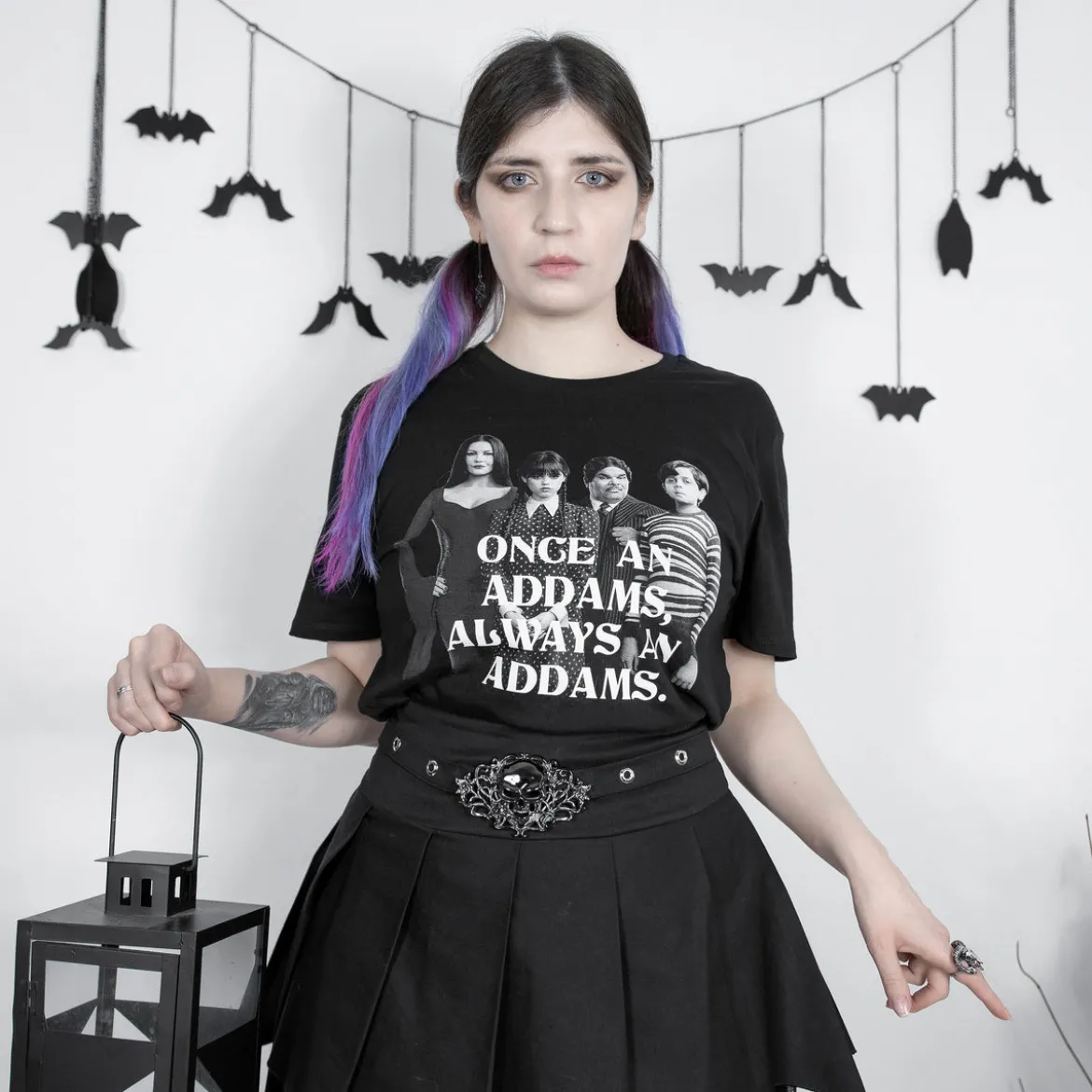 Wednesday - Addams Family T-Shirt schwarz