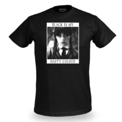 Wednesday - Black Is My Happy Colour T-Shirt schwarz