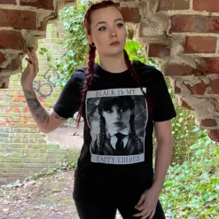 Wednesday - Black Is My Happy Colour T-Shirt schwarz