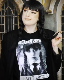 Wednesday - Black Is My Happy Colour T-Shirt schwarz